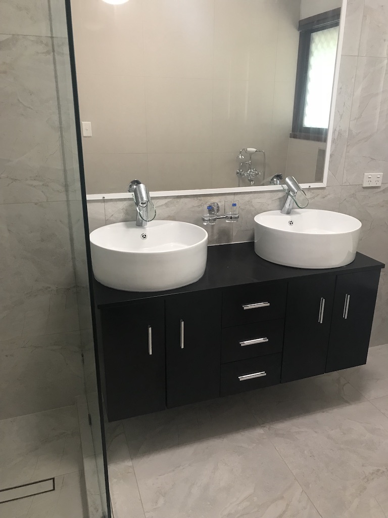 bathroom renovation work