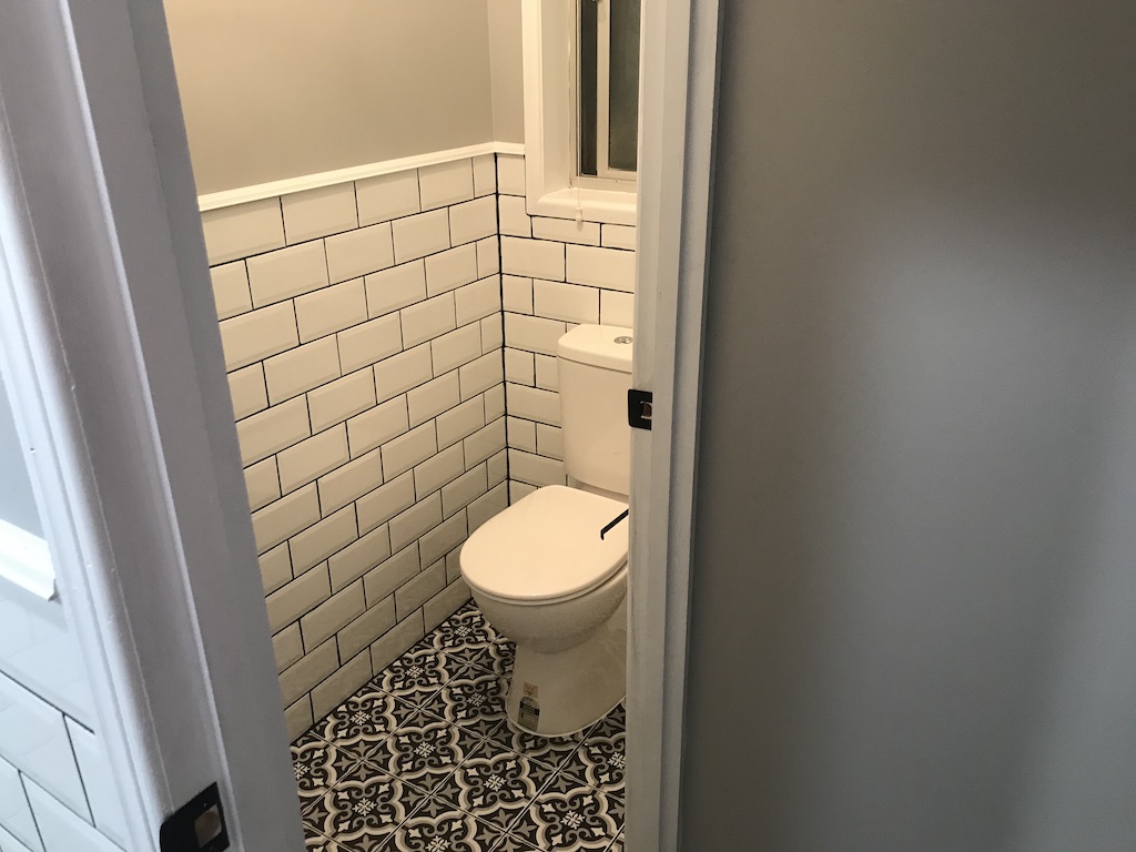 toilet renovation done