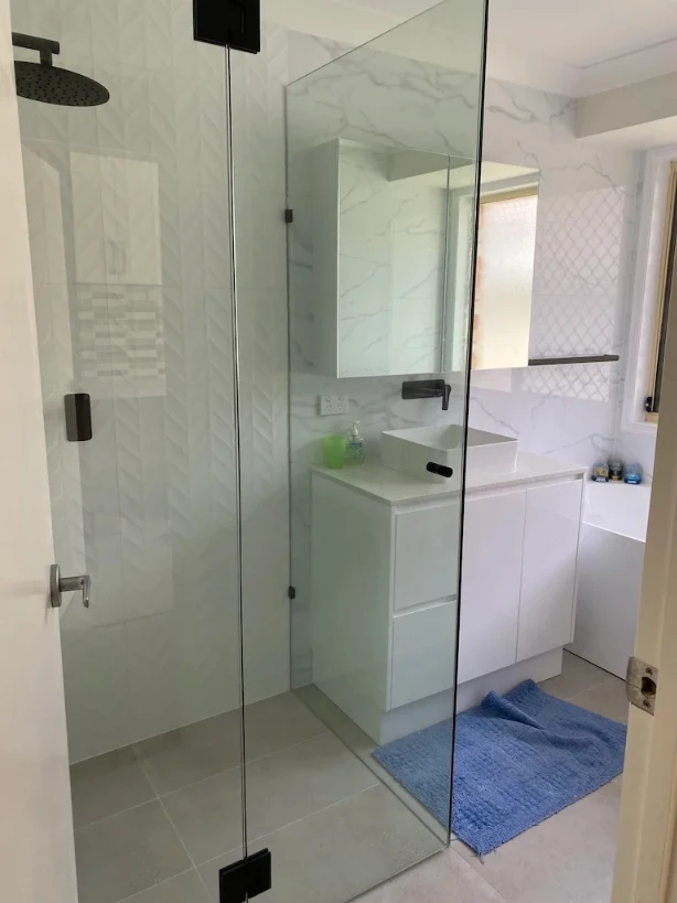 after bathroom reno
